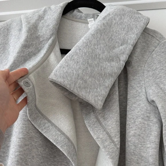 Zella Light Gray Women's Cowl Neck Sweater - Picture 4 of 6